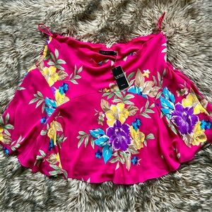 Ralph Lauren Vibrant Pink Floral skirt
